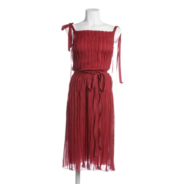 Cocktail Dress, in Red, Silk, Prada