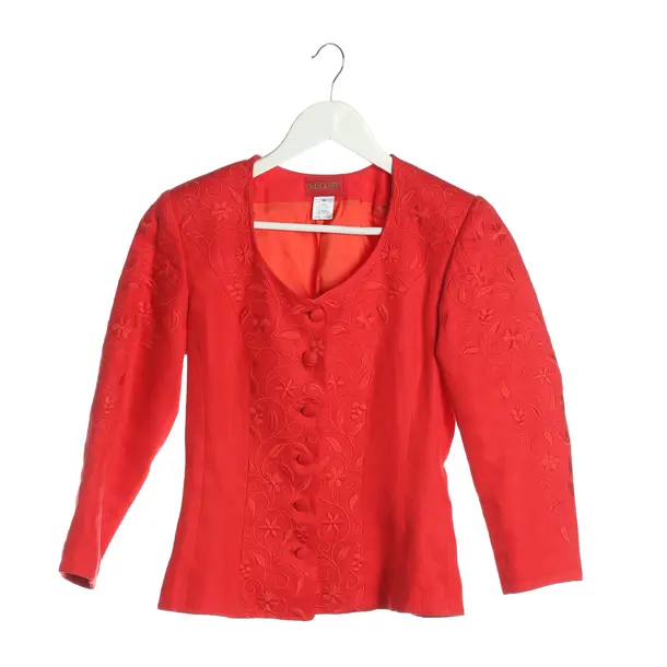 Blazer, in Red, Linen, Kenzo