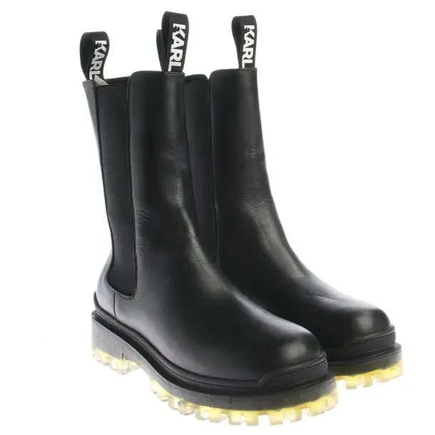 Stivaletti, in Nero, Karl Lagerfeld