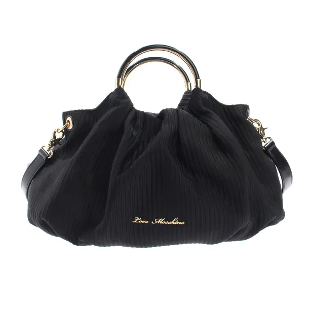 Handtasche, in Schwarz, Polyester, Love Moschino