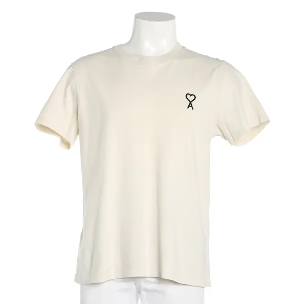 T-Shirt, in Cream, Cotton, Ami Paris