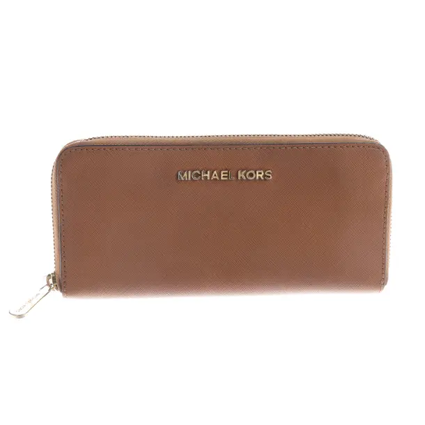 Geldbörse, in Hellbraun, Leder, Michael Kors