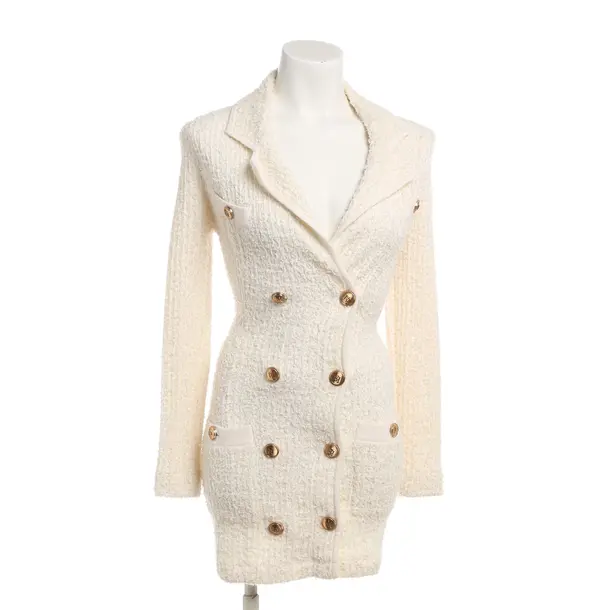 Dress, in Cream, Polyamide, Elisabetta Franchi