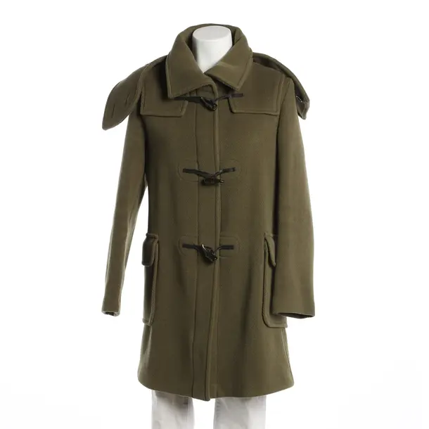 Übergangsmantel, in Olivgrün, Wolle, Burberry London