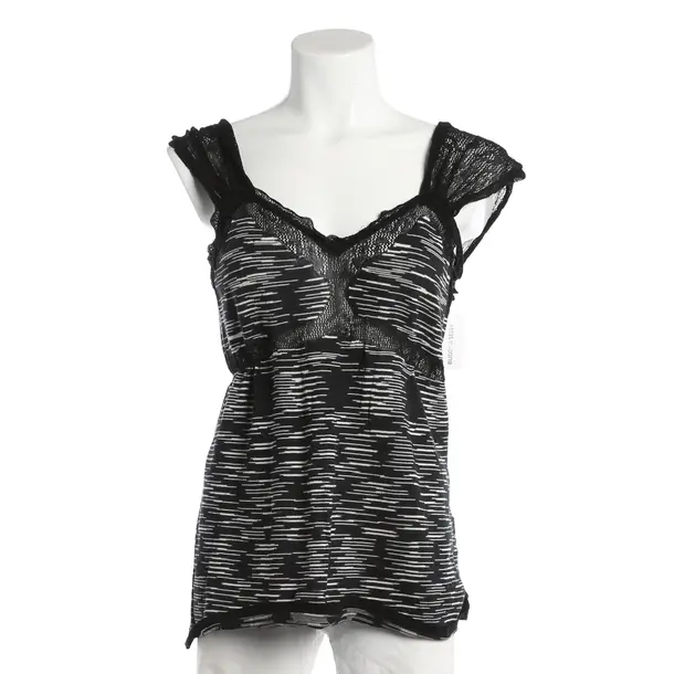 Top, in Schwarz, Baumwolle, Missoni M