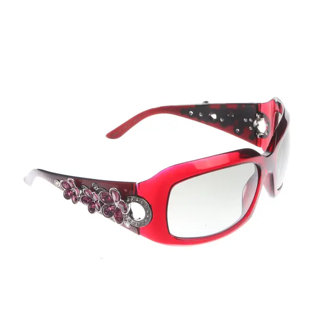 Sunglasses, in Red, Synthetic, Bulgari