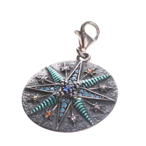 Anhänger, in Mehrfarbig, 925er Sterling Silber, Thomas Sabo