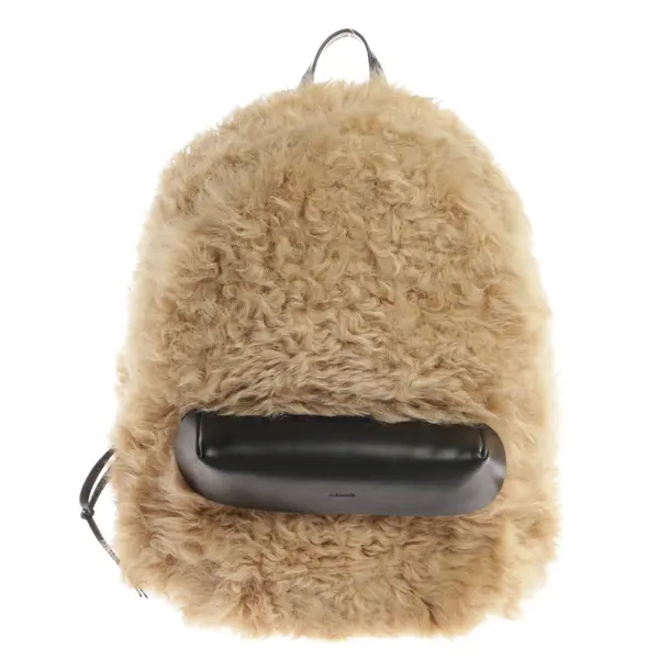 Backpack, in Light Brown, Fur, Jil Sander