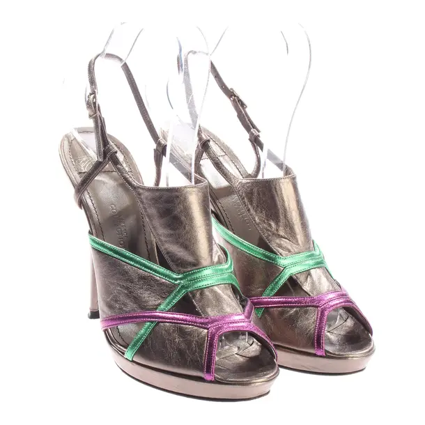 Heeled Sandals, in Multicolored, Versace