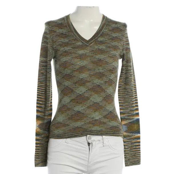 Long Sleeve Shirt, in Multicolored, Wool, Missoni Sport