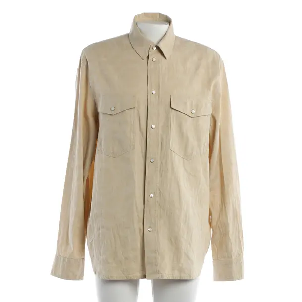 Shirt, in Beige, Cotton, Versace