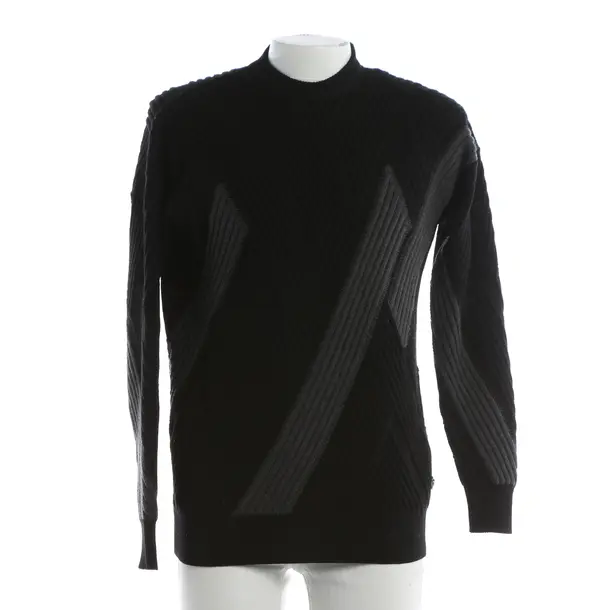Maglione, in Nero, Lana, Versace