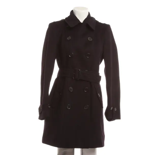 Winter Coat, in Navy, Wool, Burberry