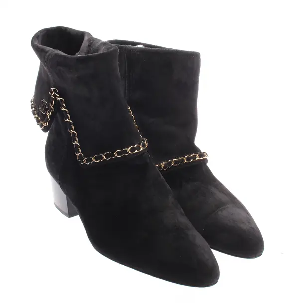 Stiefeletten, in Schwarz, Chanel