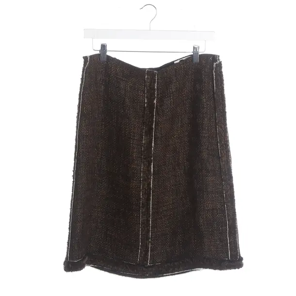 Skirt, in Brown, Wool, Prada