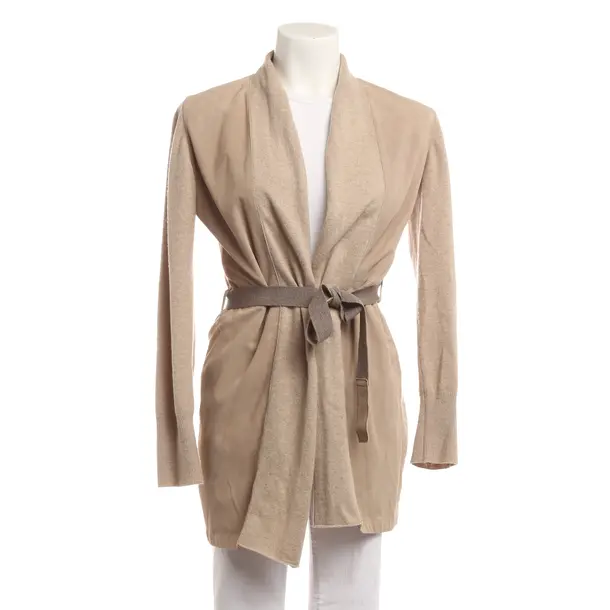Cardigan, in Camel, Wool, Fabiana Filippi