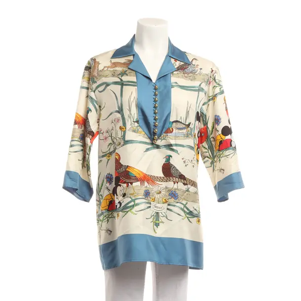 Bluse, in Mehrfarbig, Seide, Gucci