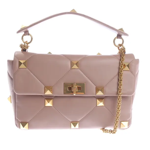 Handbag, in Light Pink, Leather, Valentino