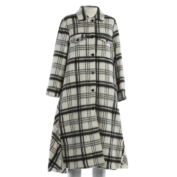 Cappotto mezza stagione, in Nero, Lana, Rosso Valentino