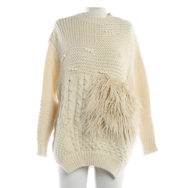 Jumper, in Beige, Wool, Simone Rocha
