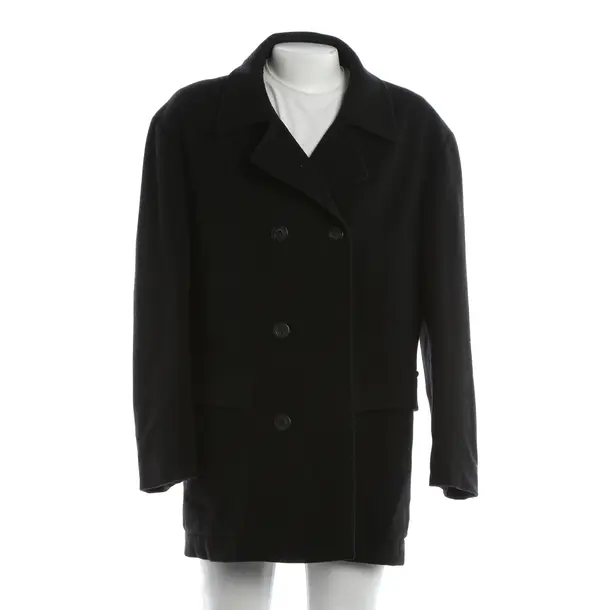 Mid-Season Jacket, in Black, Wool, Valentino