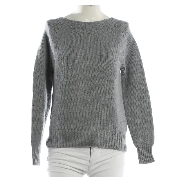 Wool Jumper, in Light Gray, Wool, Dondup