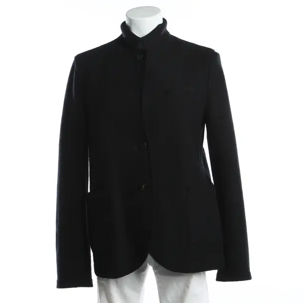Blazer, in Black, Wool, Harris Wharf London