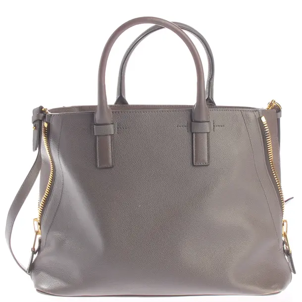 Handbag, in Gray, Leather, Tom Ford