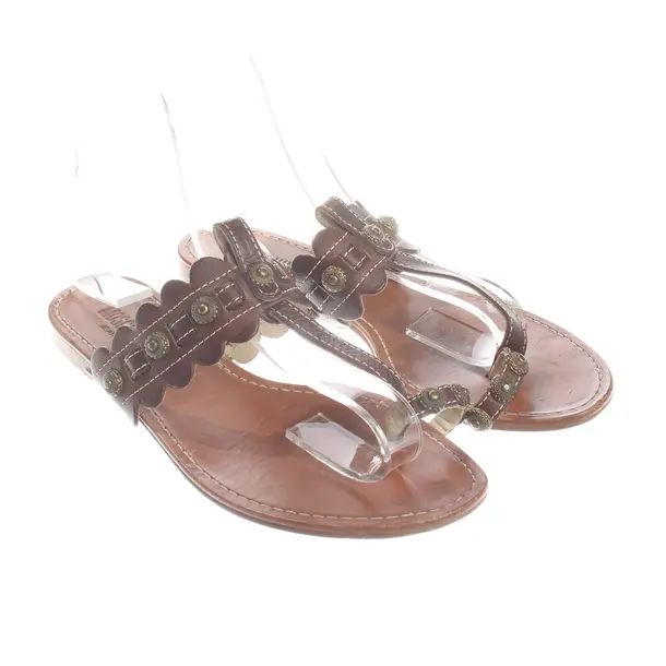 Sandals, in Brown, Moschino