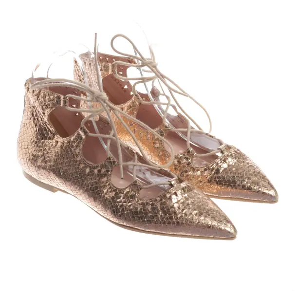 Flats, in Rose Gold, Pretty Ballerinas
