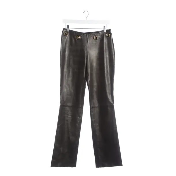 Pants, in Dark Brown, Leather, Céline