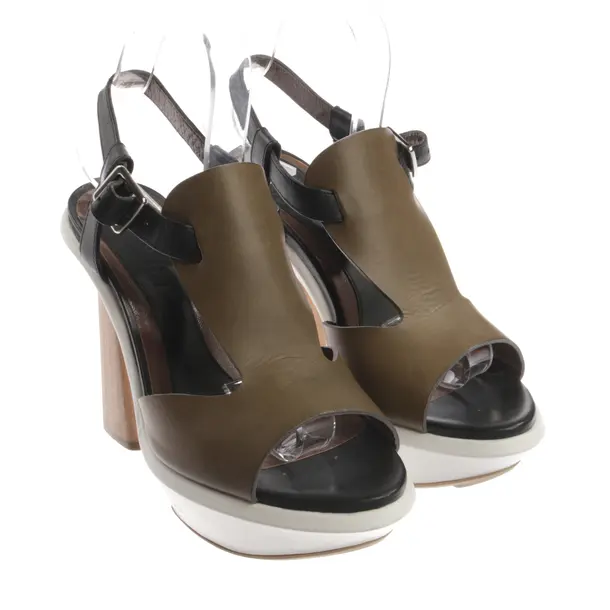 Sandaletten, in Schwarz, Marni