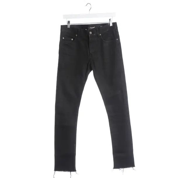 Jeans slim fit, in Nero, Cotone, Saint Laurent