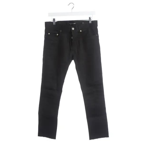 Jeans slim fit, in Nero, Cotone, Saint Laurent