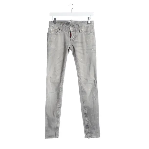 Jeans Slim Fit, in Hellgrau, Baumwolle, Dsquared
