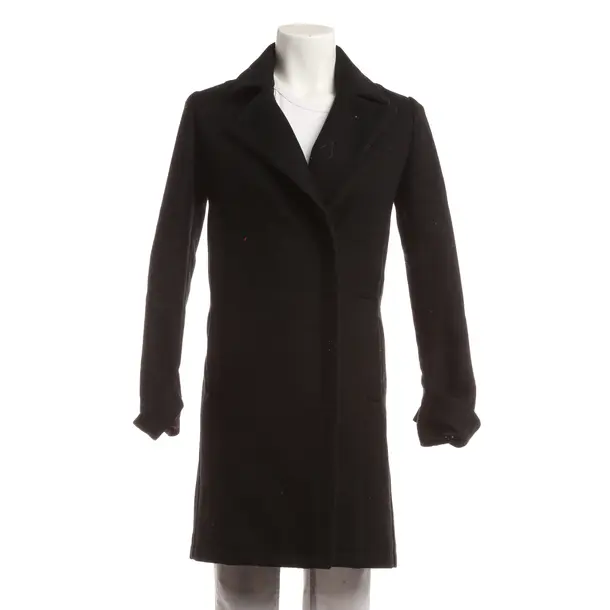 Wintermantel, in Schwarz, Wolle, Maison Martin Margiela