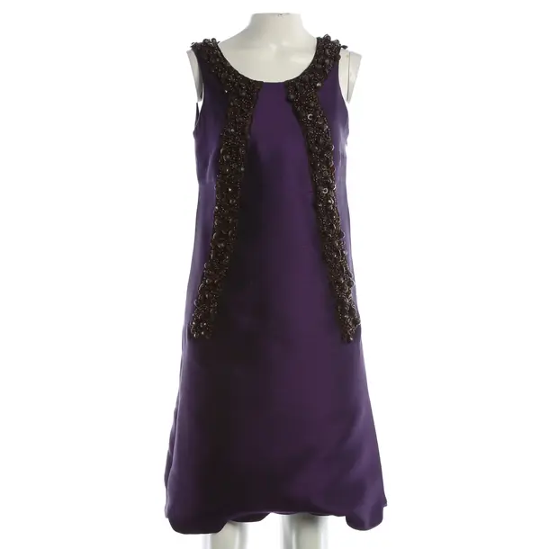 Abito da cocktail, in Viola scuro, Seta, Miu Miu