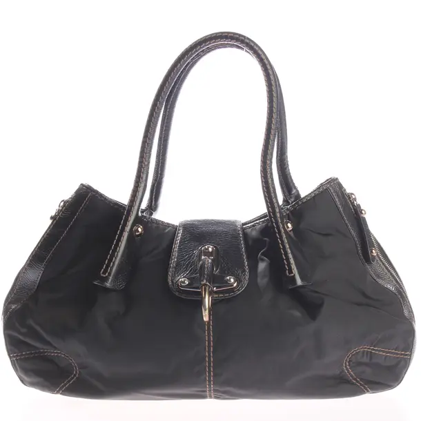 Handbag, in Black, Polyamide, Fay
