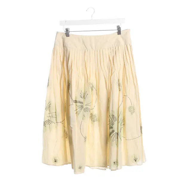 Gonna, in Giallo pastello, Cotone, Max Mara