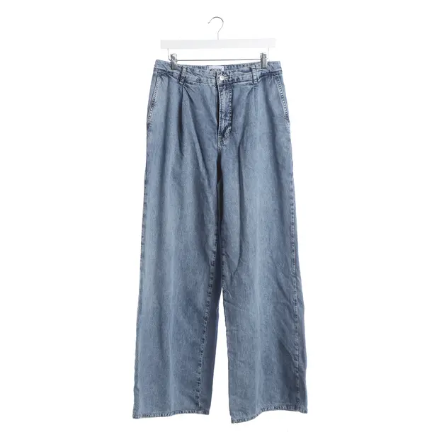 Jeans Straight Fit, in Hellblau, Baumwolle, Moschino