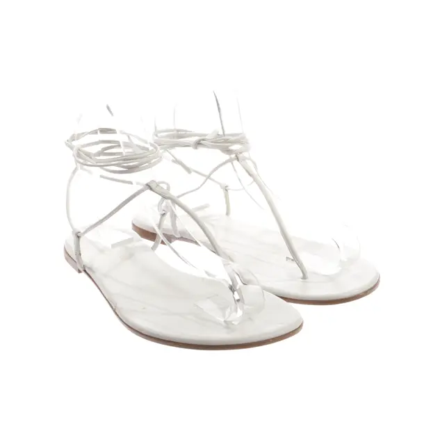 Riemchensandalen, in Weiß, Gianvito Rossi