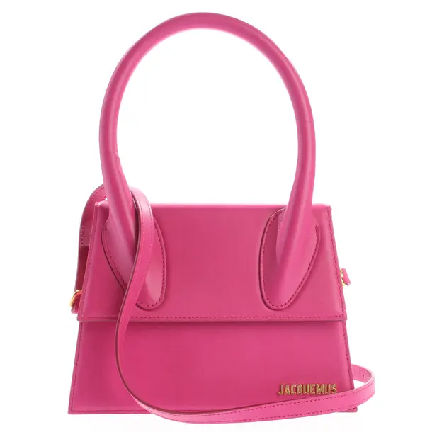 Handbag, in Pink, Leather, Jacquemus