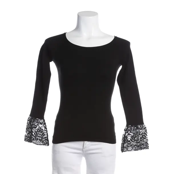 Long Sleeve Shirt, in Black, Viscose, Red Valentino