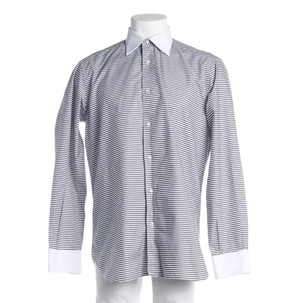 Shirt, in White, Cotton, Brioni