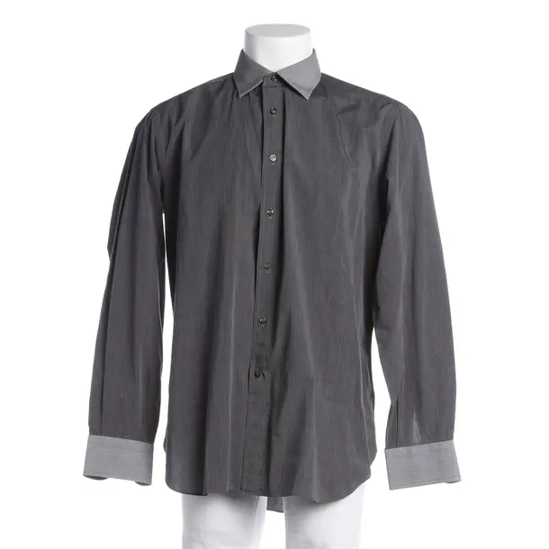 Hemd, in Grau, Baumwolle, Brioni