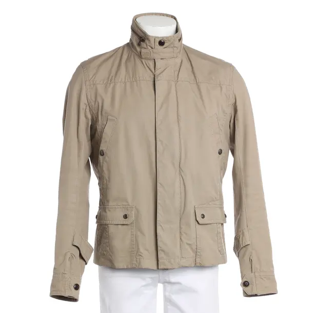 Mid-Season Jacket, in Light Brown, Cotton, Hugo Boss Orange