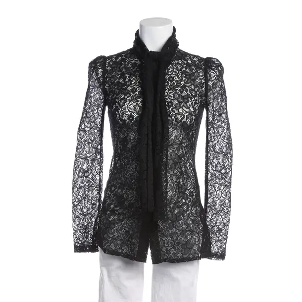 Camicetta, in Nero, Viscosa, Dolce e Gabbana