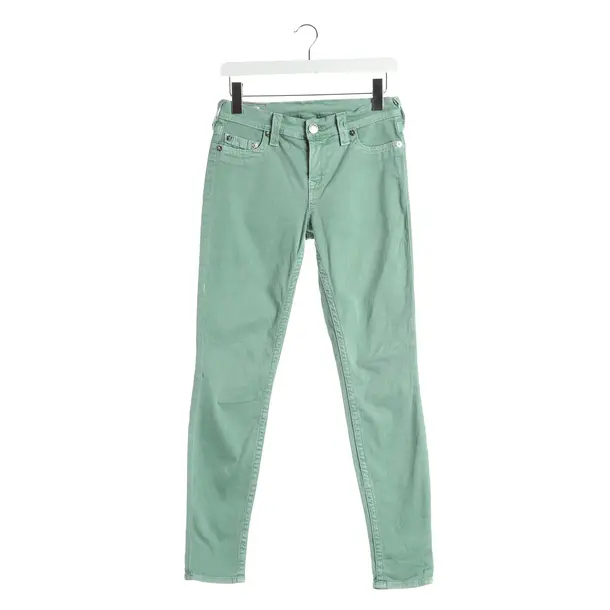 Skinny Jeans, in Light Green, Cotton, True Religion