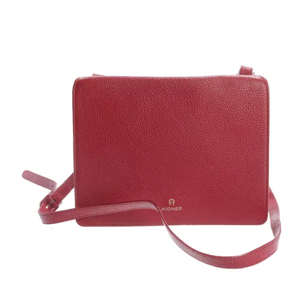 Borsa a cinture a tracolla, in Rosso, Pelle, Aigner