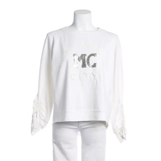 Sweatshirt, in White, Cotton, Marc Cain